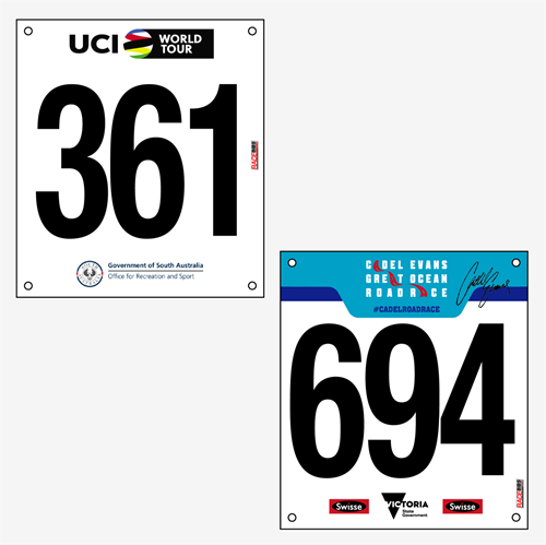 Show details for Full Colour One Sided UCI Race Bibs
