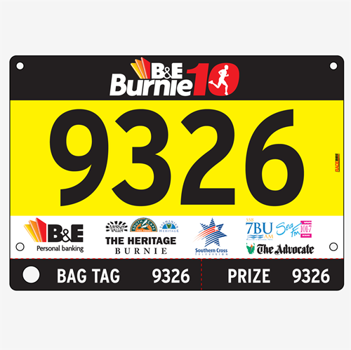 Show details for Full Colour Two Sided Race Bibs with Tear off Tags