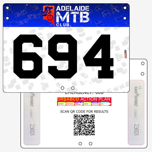 Show details for Full Colour Two Sided Standard Bike Plates