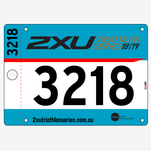Show details for Full Colour One Sided Race Bibs with Tear off Tags