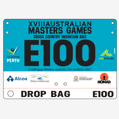 Show details for Full Colour One Sided Economical Race Numbers with Tear off Tags