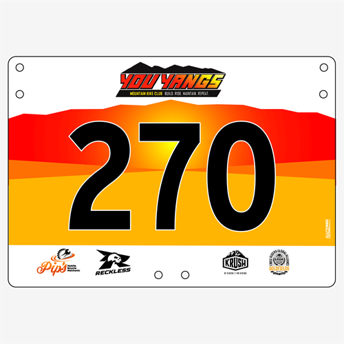 Show details for Full Colour One Sided Standard Bike Plates