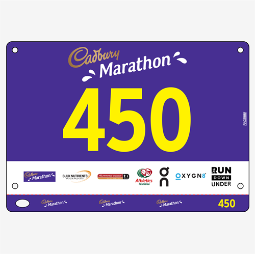 Show details for Full Colour One Sided Race Bibs with Tear off Tags