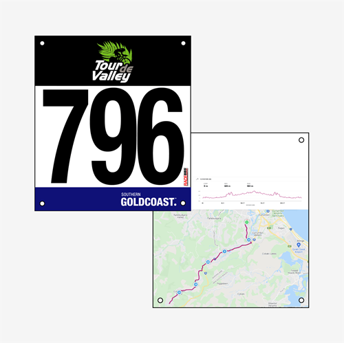 Show details for Full Colour Two Sided UCI Race Bibs