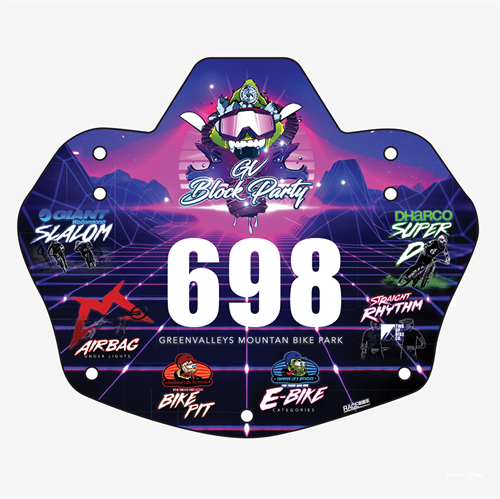 Show details for Full Colour One Sided Premium Bike Plates