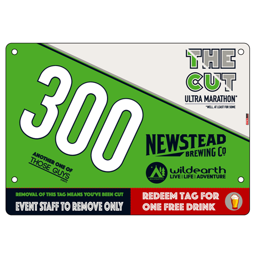 Show details for Full Colour Front, Black and White Reverse Race Bibs with Tear off Tags