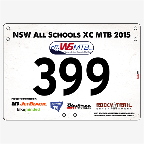 Show details for Full Colour One Sided Economical Race Numbers