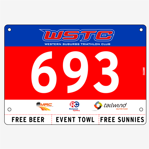 Show details for Full Colour One Sided Race Bibs with Tear off Tags