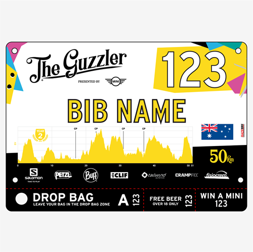 Show details for Full Colour One Sided Race Bibs with Tear off Tags
