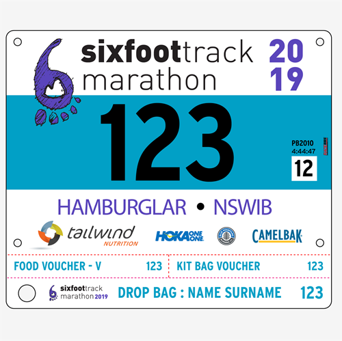 Show details for Full Colour Two Sided Race Bibs with Tear off Tags