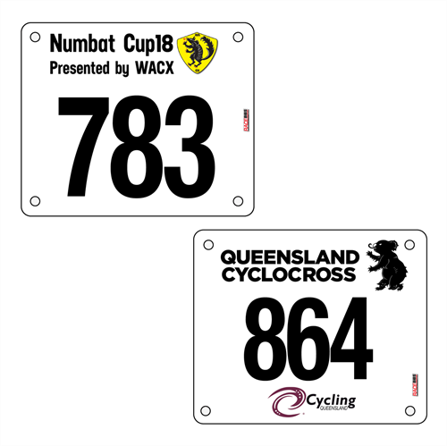 Show details for Full Colour One Sided Shoulder Race Bibs