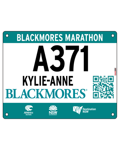 Picture of Full Colour One Sided Race Bibs