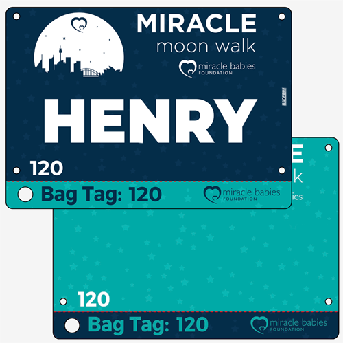 Show details for Full Colour Two Sided Race Bibs with Tear off Tags