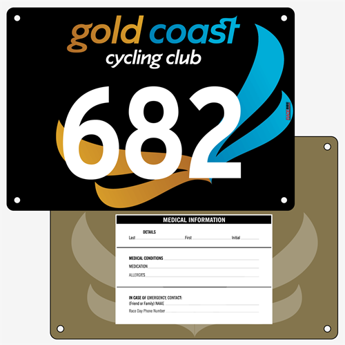 Show details for Full Colour Two Sided Race Bibs