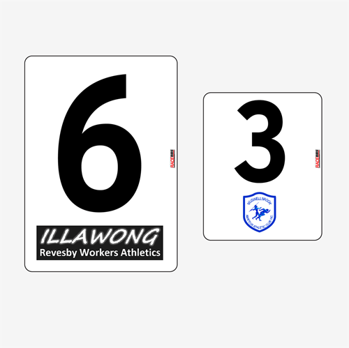 Show details for Hip  Lane Race Numbers