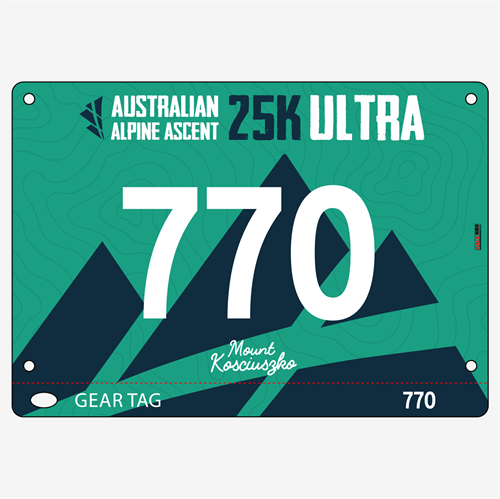 Show details for Full Colour One Sided Race Bibs with Tear off Tags