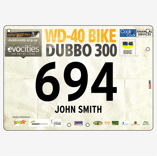 Show details for Full Colour One Sided Standard Bike Plates