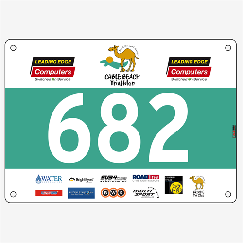 Show details for Full Colour One Sided Race Bibs