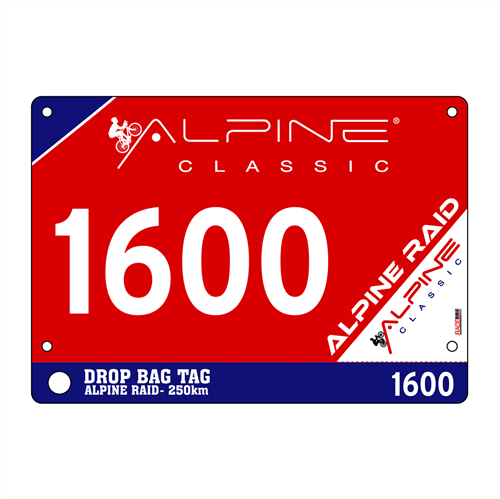 Picture of Full Colour One Sided Race Bibs with Tear off Tags