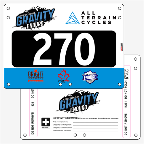 Show details for Full Colour Two Sided Economical Race Numbers