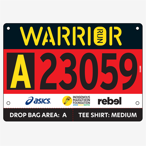 Show details for Full Colour Two Sided Race Bibs with Tear off Tags