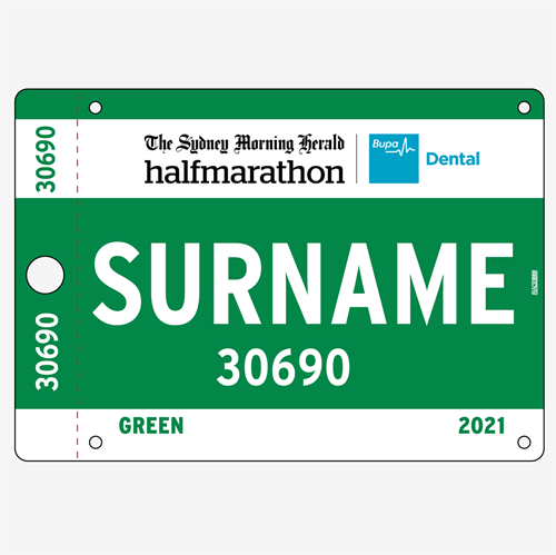 Show details for Full Colour Two Sided Race Bibs with Tear off Tags