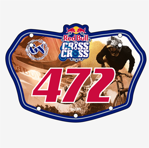 Show details for Full Colour Front, Black and White Reverse Premium Bike Plates